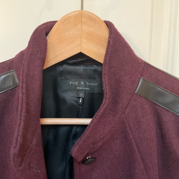 rag & bone New York 100% virgin wool coat, medium - Picture 6 of 7